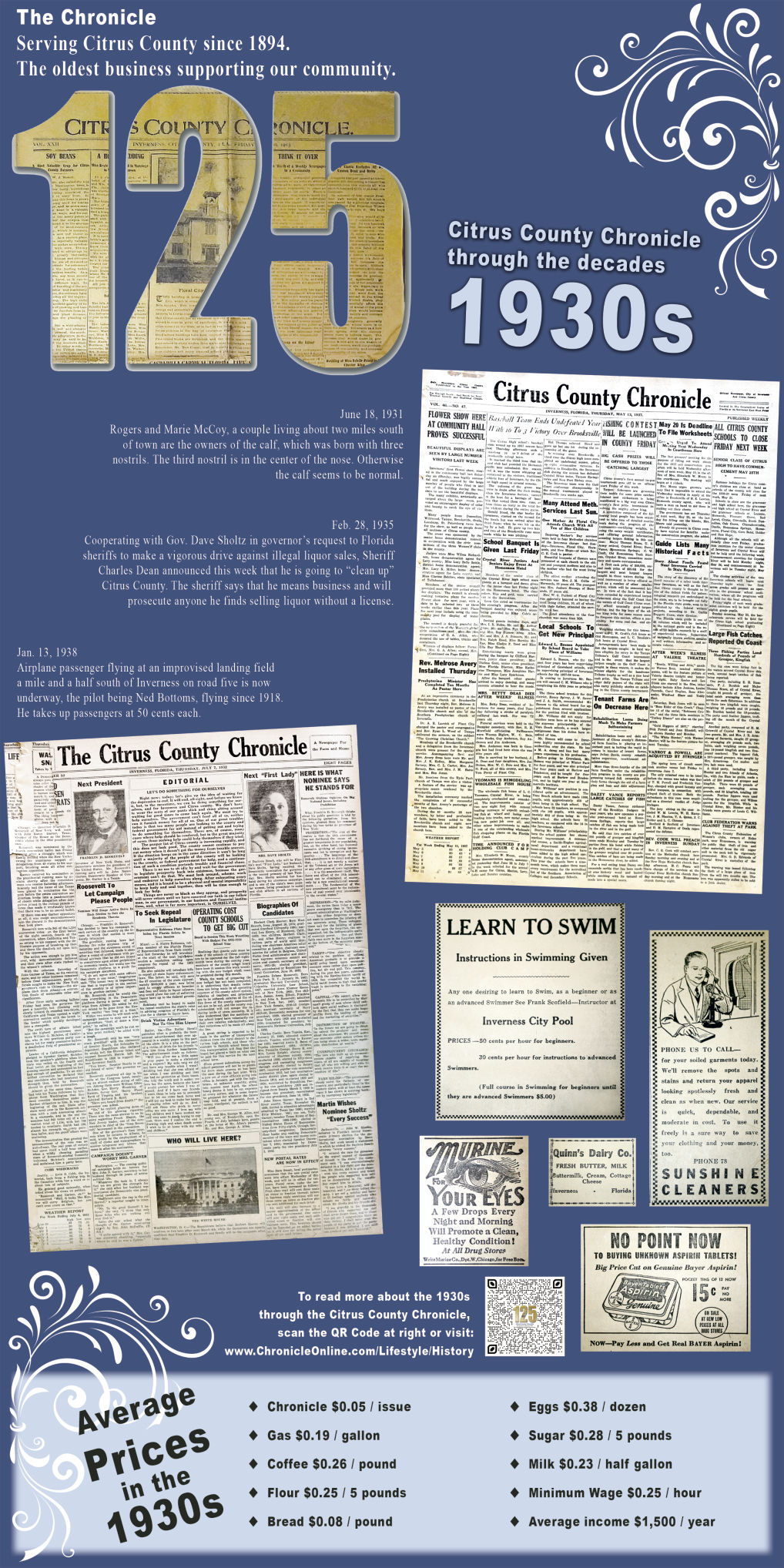 Chronicle through the decades 1930s